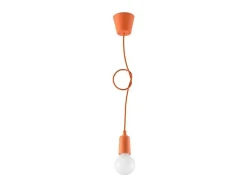 Best Sollux Lighting Sollux DIEGO - 1 luz colgante de techo Naranja
