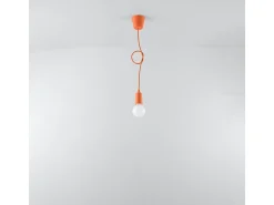 Best Sollux Lighting Sollux DIEGO - 1 luz colgante de techo Naranja