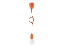 Best Sollux Lighting Sollux DIEGO - 1 luz colgante de techo Naranja
