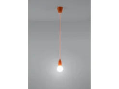 Best Sollux Lighting Sollux DIEGO - 1 luz colgante de techo Naranja