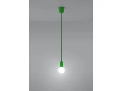 Sollux DIEGO - 1 luz colgante de techo verde