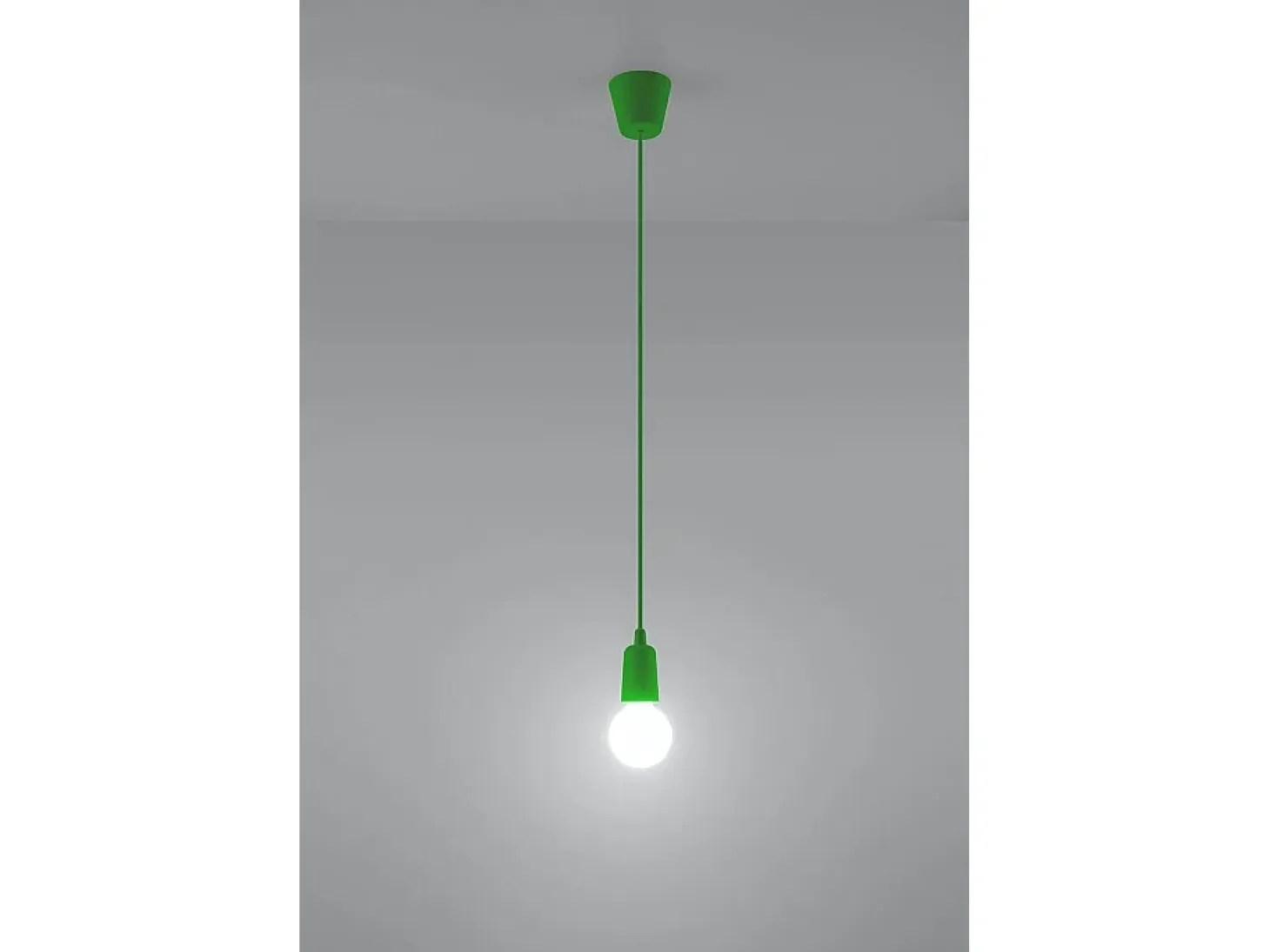 Sollux DIEGO - 1 luz colgante de techo verde