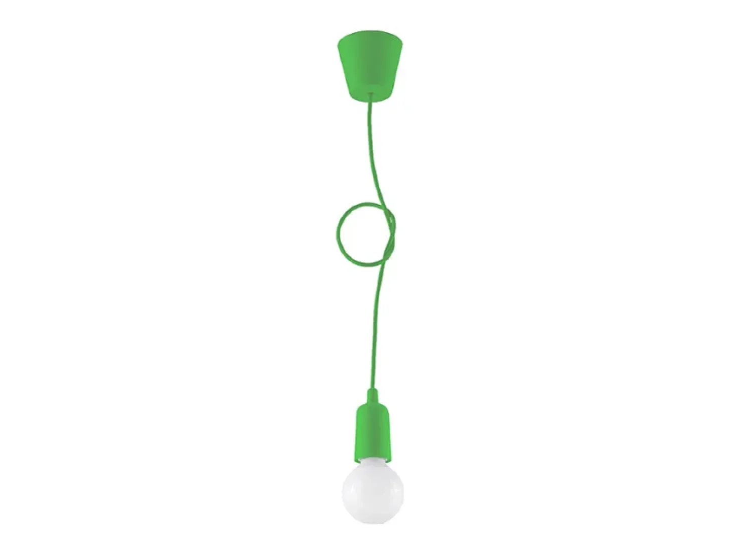 Sollux DIEGO - 1 luz colgante de techo verde