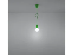 Sollux DIEGO - 1 luz colgante de techo verde
