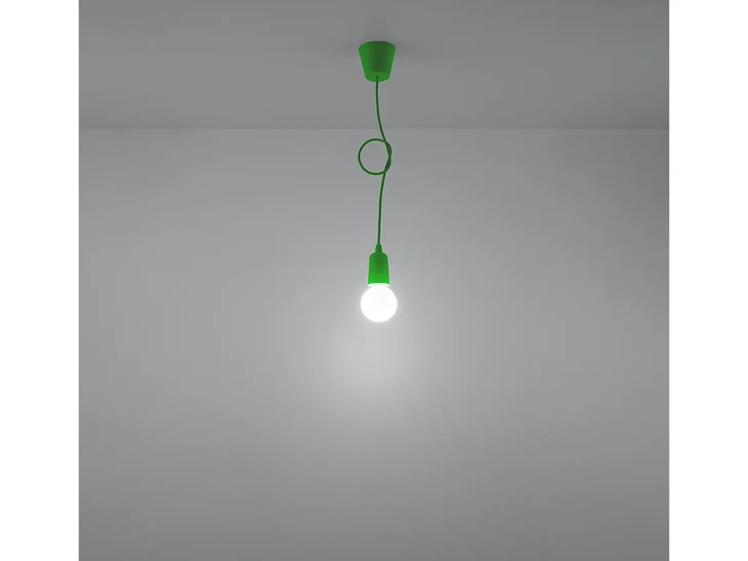 Sollux DIEGO - 1 luz colgante de techo verde
