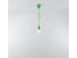 Sollux DIEGO - 1 luz colgante de techo verde