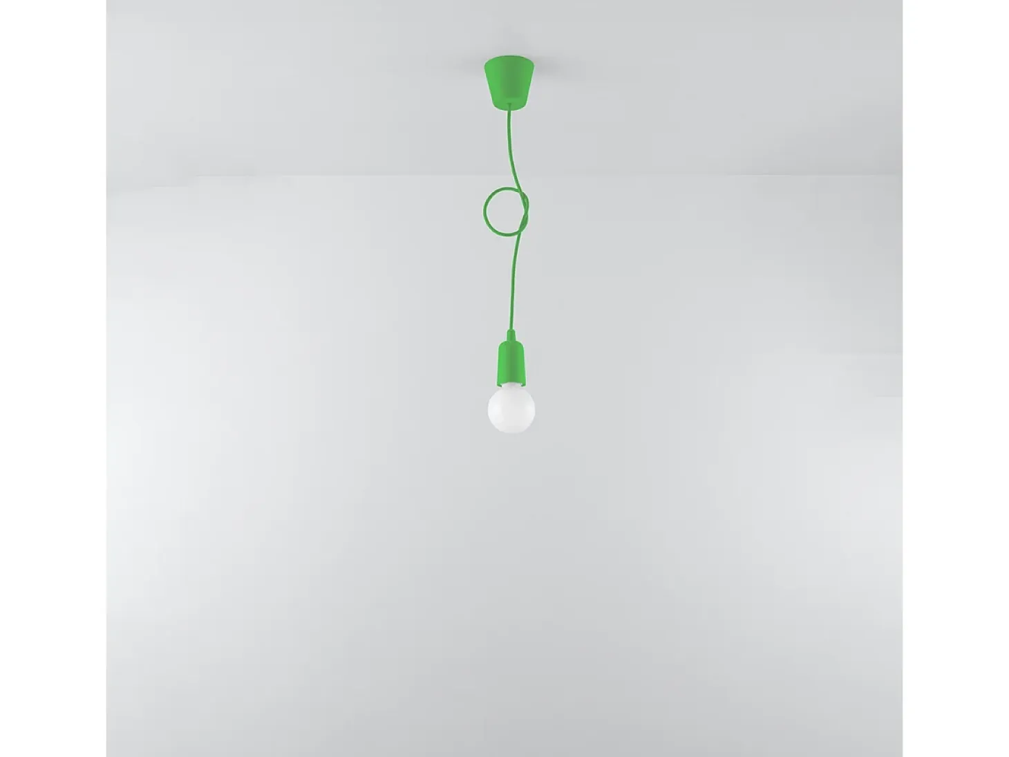 Sollux DIEGO - 1 luz colgante de techo verde
