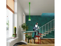 Sollux Lighting Sollux DIEGO - Lámpara colgante de techo con 3 luces Verde