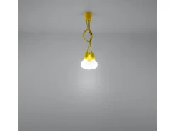 Sollux Lighting Lámpara Suspendida^Sollux DIEGO - Lámpara colgante de techo con 3 luces, Amarillo