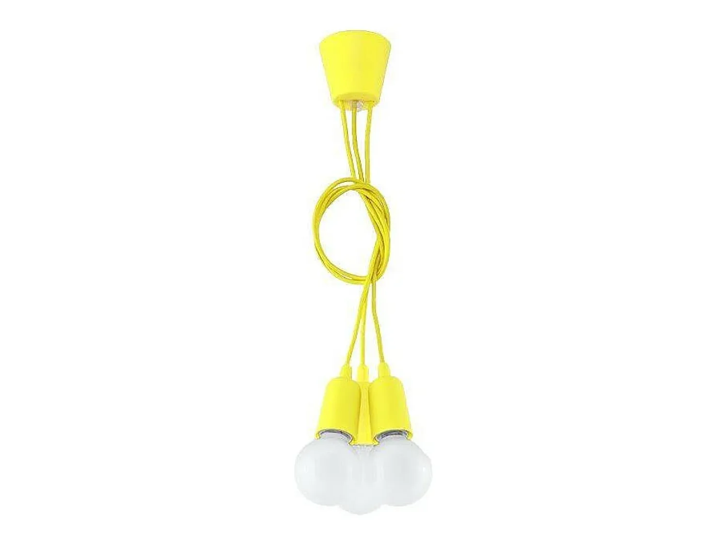 Sollux Lighting Lámpara Suspendida^Sollux DIEGO - Lámpara colgante de techo con 3 luces, Amarillo