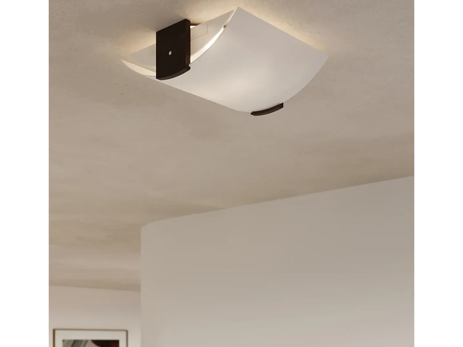 Best Sollux Lighting Sollux EMILIO - Aplique de 2 luces , Wengué, E14 Blanco