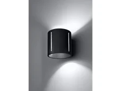 Sollux Lighting Aplique Para Pared^Sollux INEZ - 1 lámpara de pared empotrada en , G9 Negro