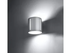 Sollux INEZ - 1 luz de pared a ras de suelo Blanca, G9