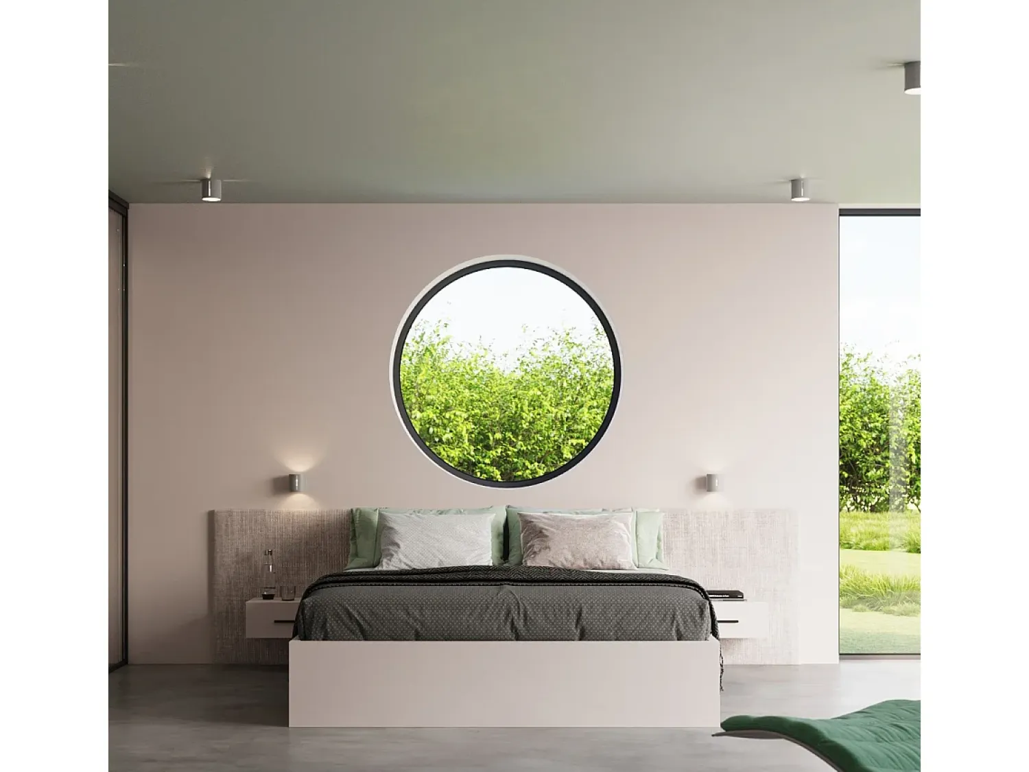 Sollux Lighting Sollux INEZ - 1 luz de techo al ras de color claro, G9 Gris