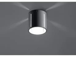 Sollux Lighting Sollux INEZ - 1 luz de techo al ras de color claro, G9 Gris
