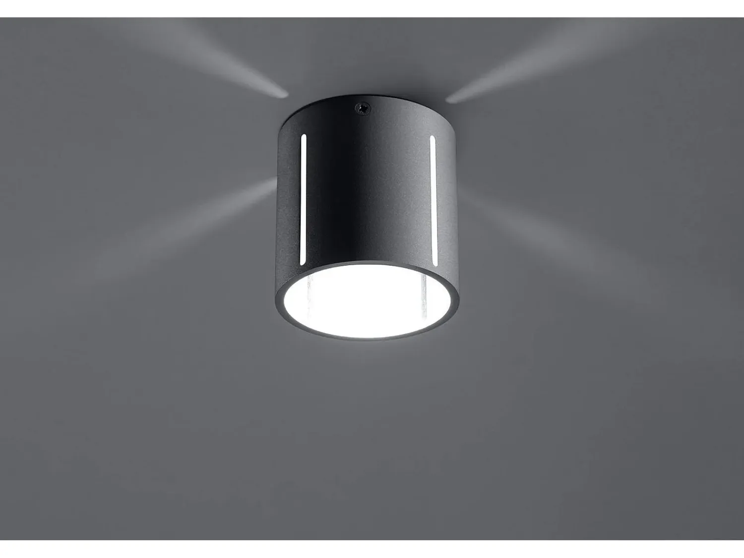 Sollux Lighting Sollux INEZ - 1 luz de techo al ras de color claro, G9 Gris