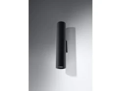Sollux LAGOS - 2 Light Up Down Flush Wall, Negro, GU10