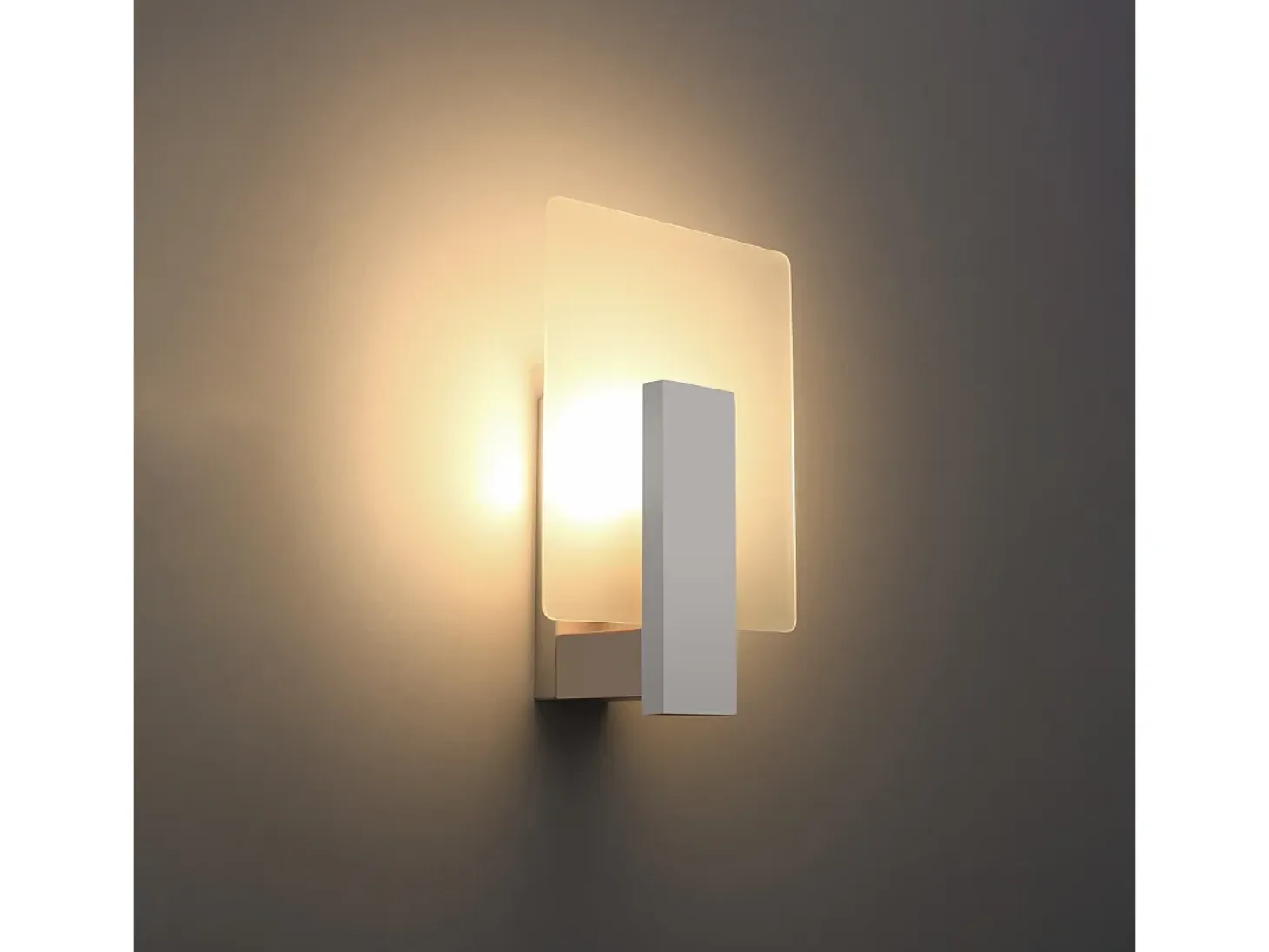 Sollux Lappo Aplique de pared de empotrar Blanco
