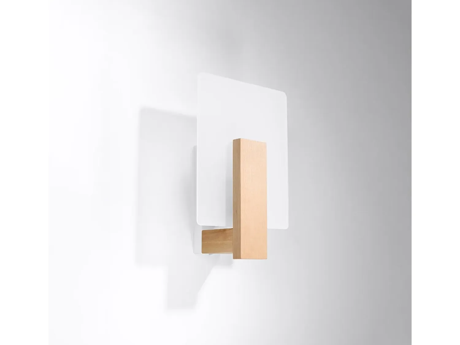 Sollux Lighting Aplique Para Pared^Sollux Lappo Aplique de Pared de Empotrar Madera Natural Marru00f3n