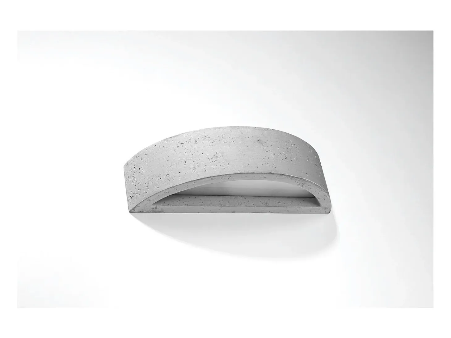 Sollux Lighting Atena Up & Down Aplique Gris Cemento, 40cm