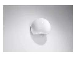 Sollux Lighting Globe Aplique Up & Down, Blanco, 17cm