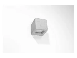 Sale Sollux Lighting Leo Up & Down Aplique Cemento, 12cm Gris