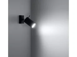 Sale Sollux Lighting Ring Foco individual, , 1x GU10 Negro