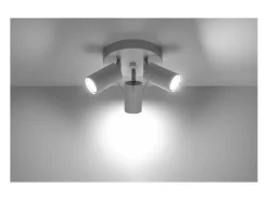 Sollux Lighting Ring Grupos de focos de techo, blanco, 3x GU10