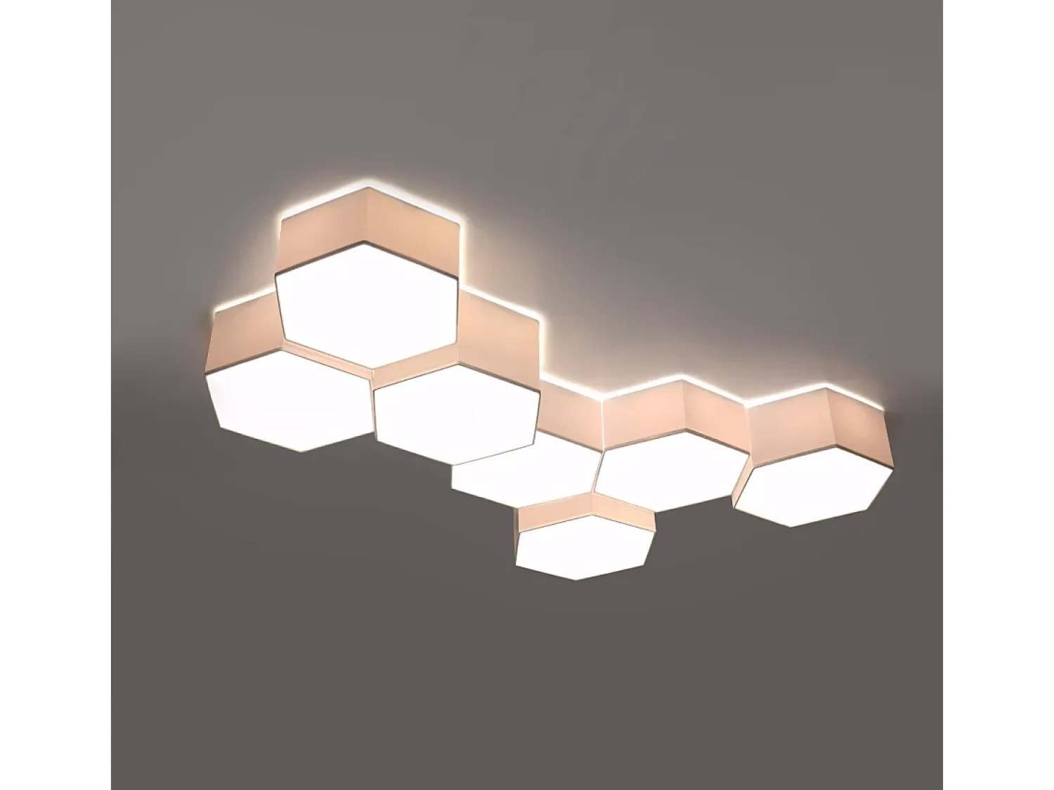 Sollux Lighting Plafón^Sunde Plafón Decorativo Empotrado, , 13,5cm Blanco