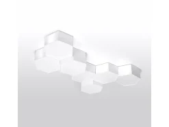 Sollux Lighting Plafón^Sunde Plafón Decorativo Empotrado, , 13,5cm Blanco