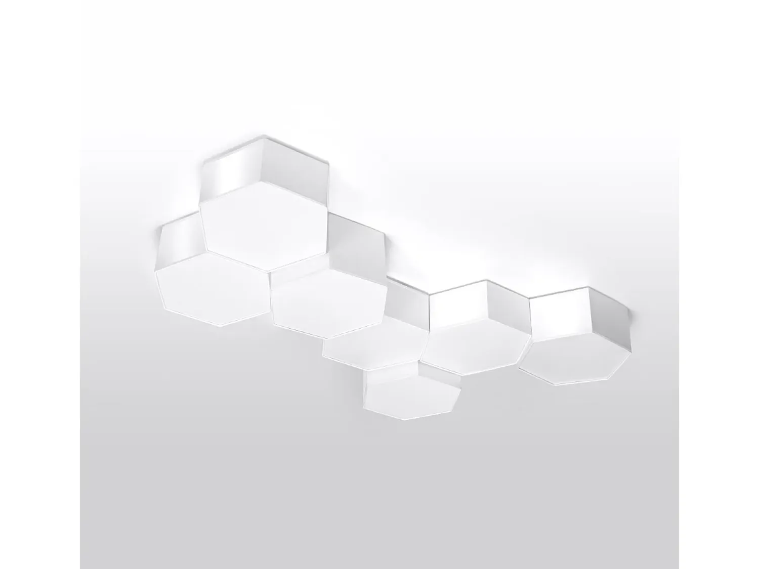 Sollux Lighting Plafón^Sunde Plafón Decorativo Empotrado, , 13,5cm Blanco