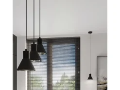 Sollux Lighting Taleja Lámpara de Techo Colgante Dome, , 1x ES111 Negro