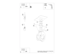 Sollux Lighting Plafón^Tulos Foco Semi Empotrado, , 1x E27 Blanco
