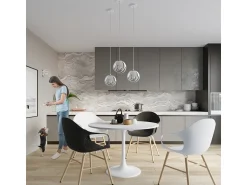 Sollux Lighting Plafón^Tulos Foco Semi Empotrado, , 1x E27 Blanco