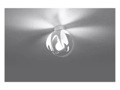 Sollux Lighting Plafón^Tulos Foco Semi Empotrado, , 1x E27 Blanco