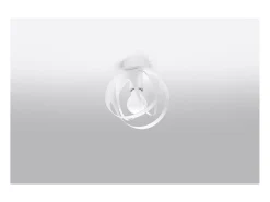 Sollux Lighting Plafón^Tulos Foco Semi Empotrado, , 1x E27 Blanco