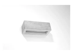 Sollux Lighting Aplique Para Pared^Vega Up & Down Aplique Cemento, 30cm Gris
