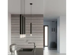 Best Sollux Lighting Wezyr Lámpara de Techo Colgante Bar, , 2x G9 Negro