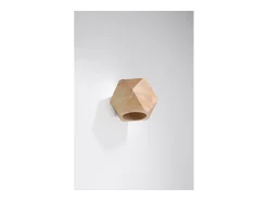 Sollux Lighting Woody Aplique Up & Down, Madera Natural, 1x G9