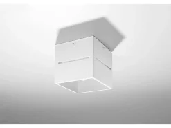 Sollux Lighting Plafón^Sollux LOBO - 1 luz de techo blanca, G9 Blanco