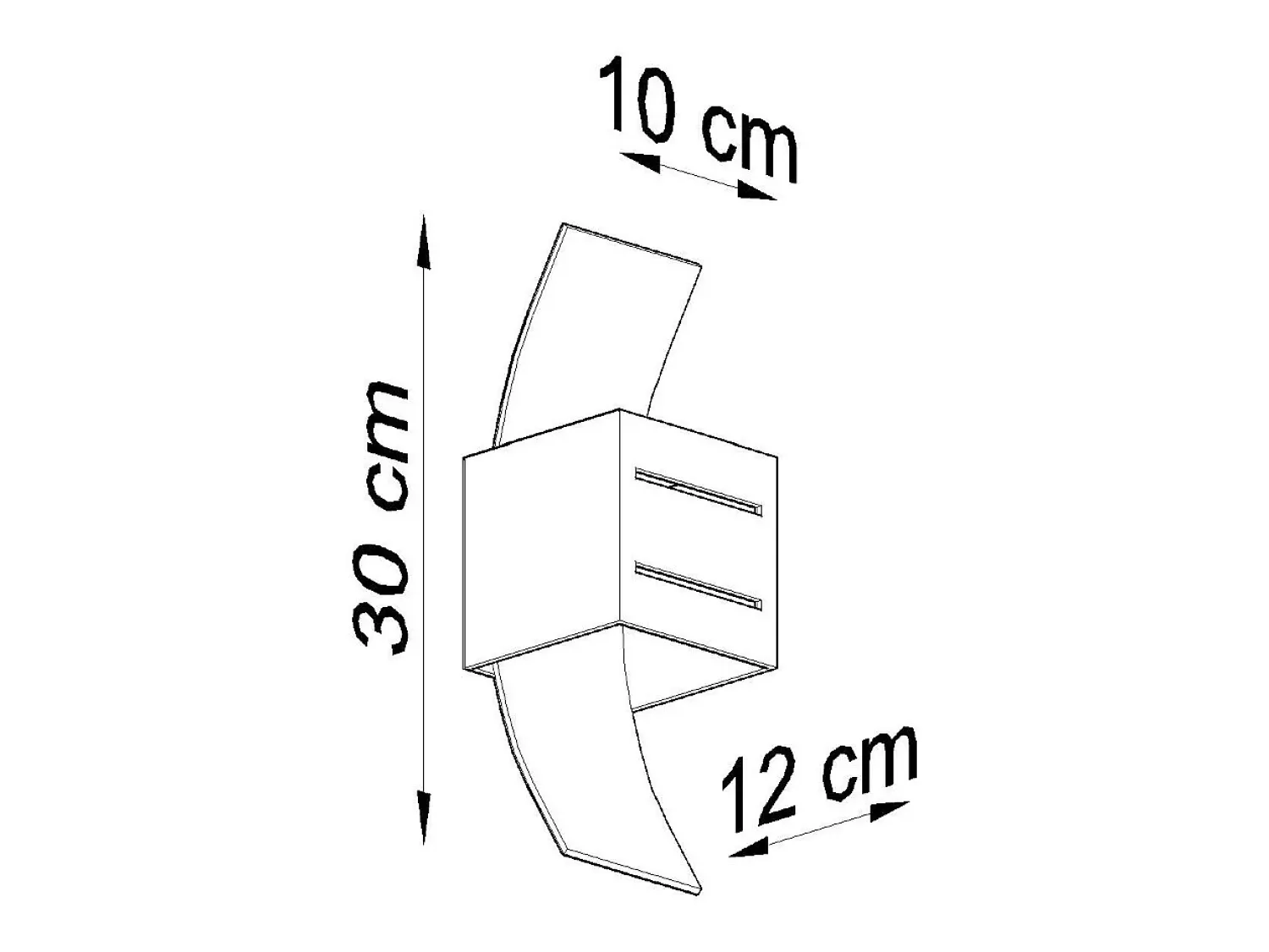 Sollux Lighting Aplique Para Pared^Sollux LORETO - 1 aplique de luz blanca, G9 Blanco