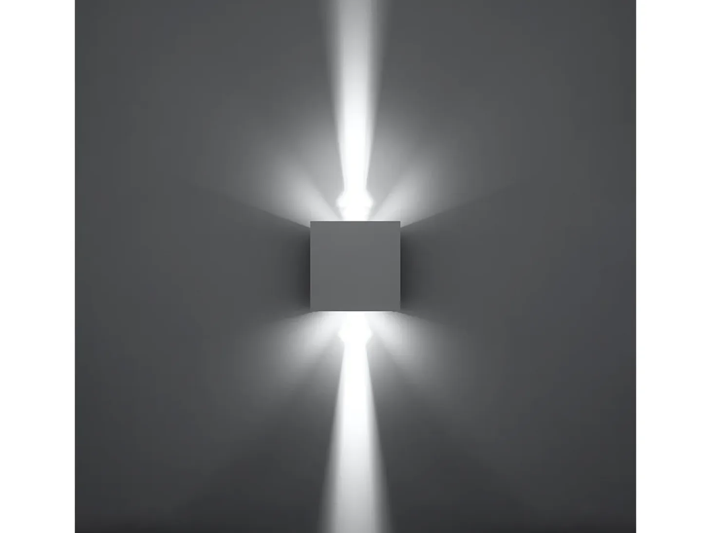 Sollux LUCA - Lámpara de pared empotrada LED 1 Light Up Down Blanco