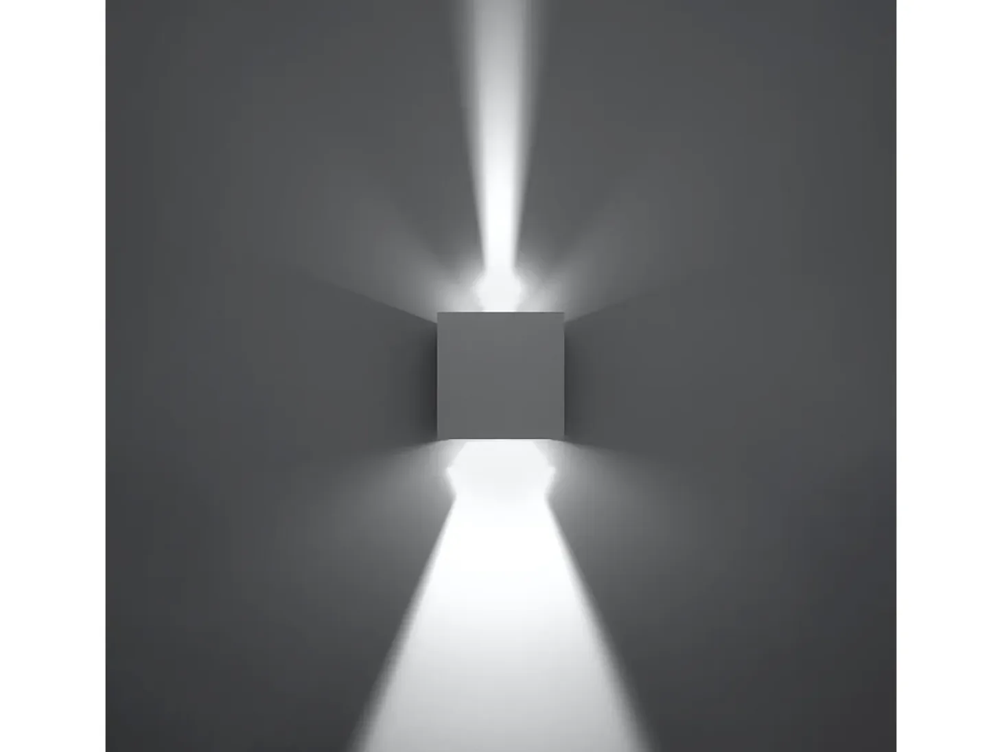 Sollux LUCA - Lámpara de pared empotrada LED 1 Light Up Down Blanco