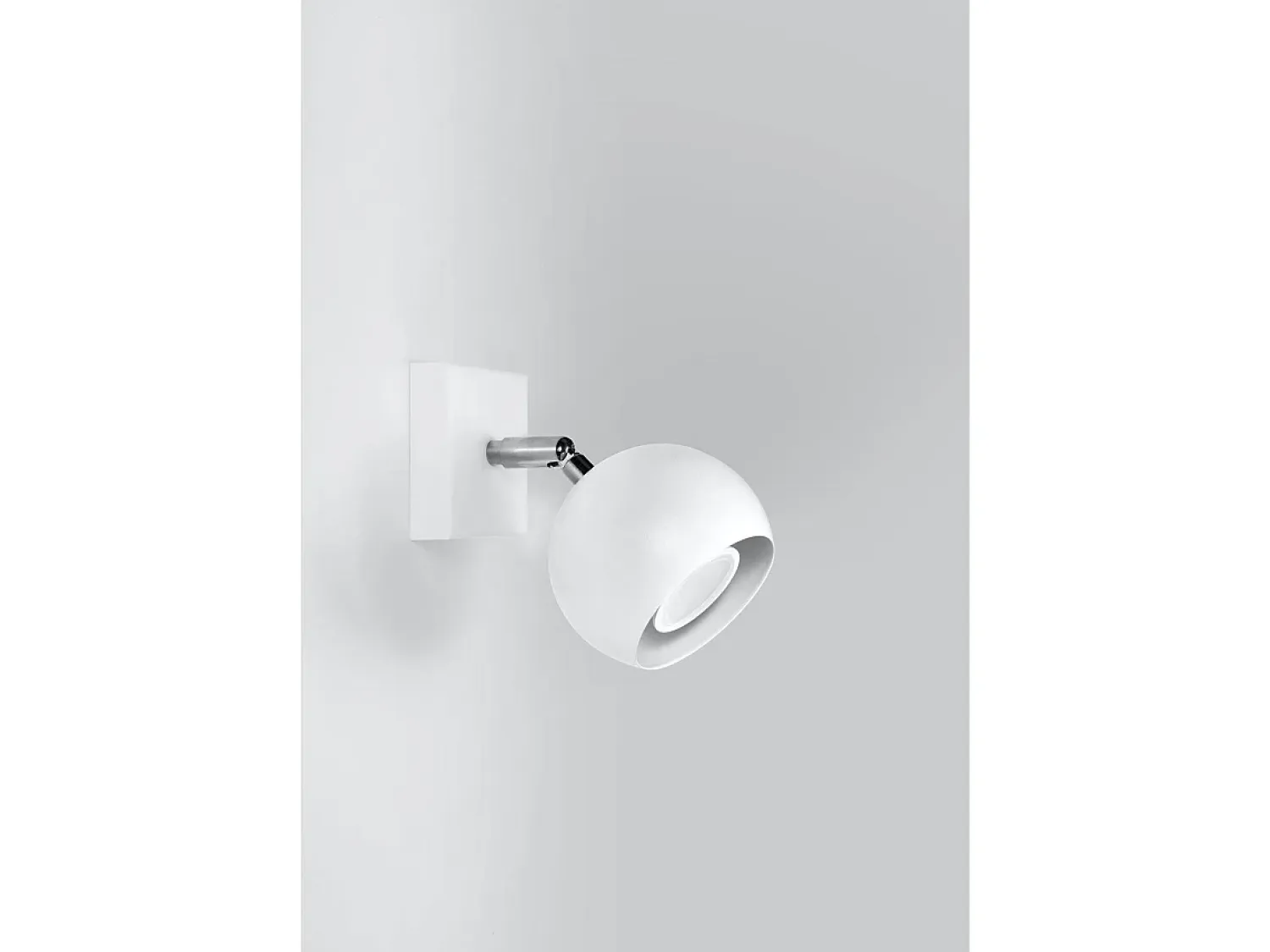 Sollux Lighting Aplique Para Pared^Sollux OCULARE - 1 foco de pared de luz blanca, GU10 Blanco