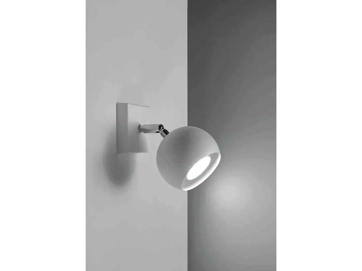 Sollux Lighting Aplique Para Pared^Sollux OCULARE - 1 foco de pared de luz blanca, GU10 Blanco