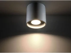 Sollux Lighting Plafón^Sollux ORBIS - 1 Downlight de superficie , GU10 Gris