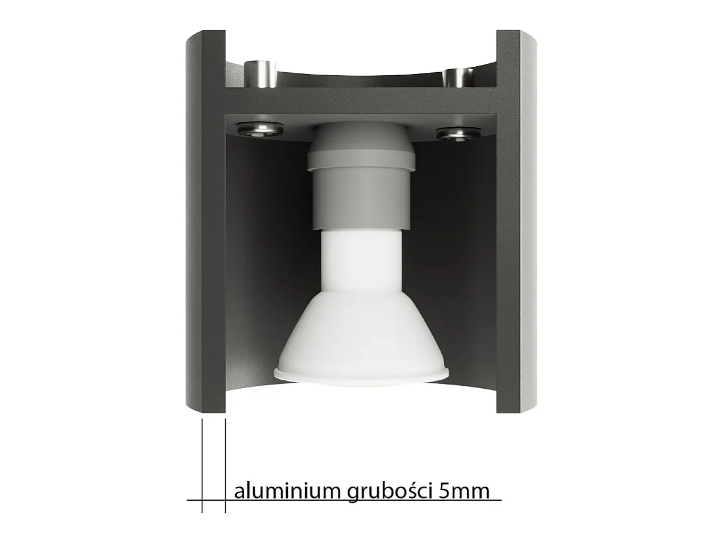 Sollux ORBIS - 1 lámpara de pared Light Up Down Negra, G9