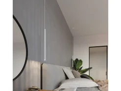Sollux PASTELO - Lámpara colgante con barra de 5 luces blanca, G9