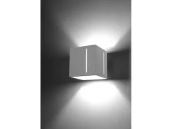 Sollux Lighting Aplique Para Pared^Sollux PIXAR - 1 luz de pared a ras de suelo Blanca, G9 Blanco