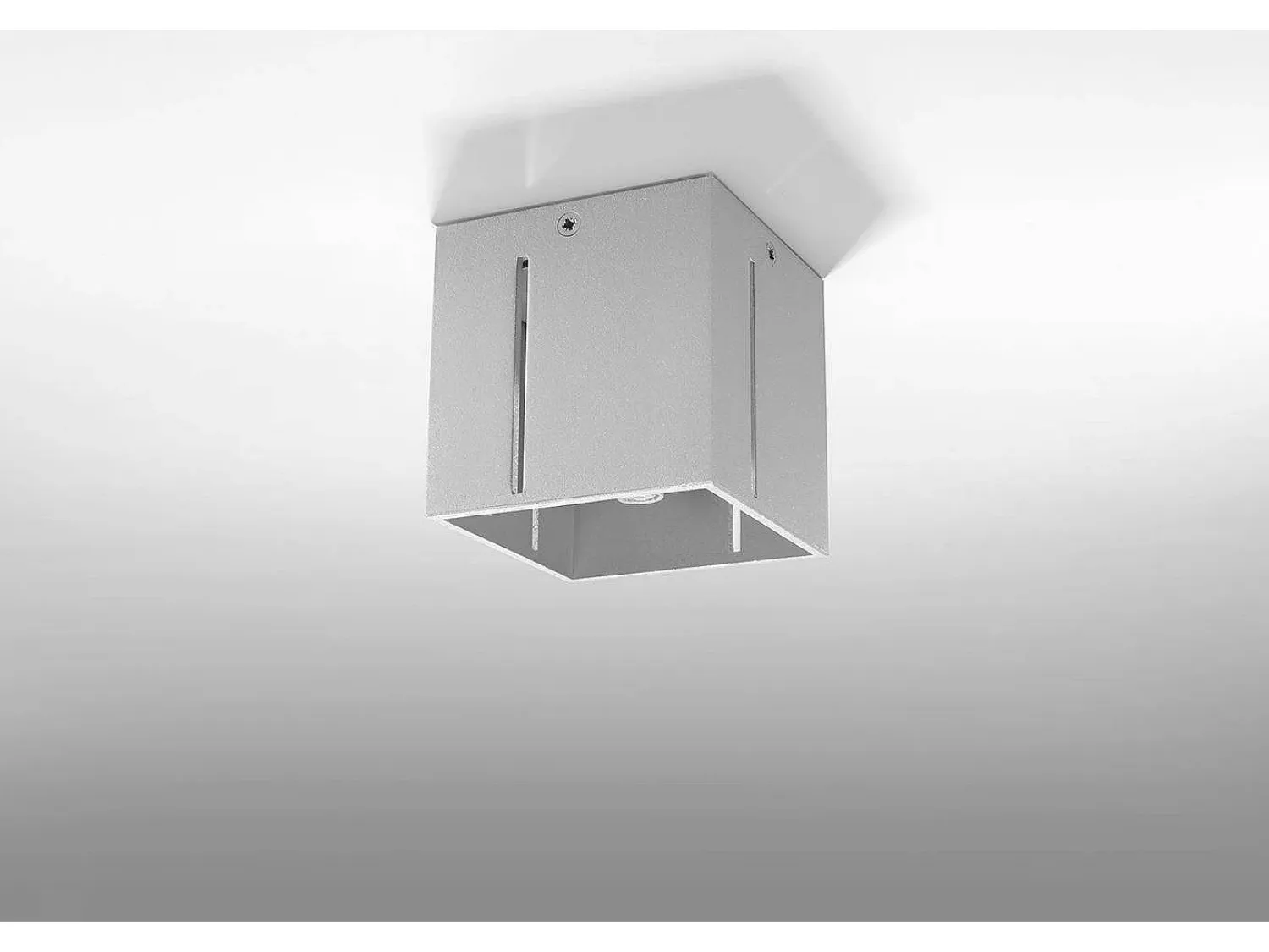Sollux Lighting Plafón^Sollux PIXAR - 1 luz de techo al ras de color claro, G9 Gris